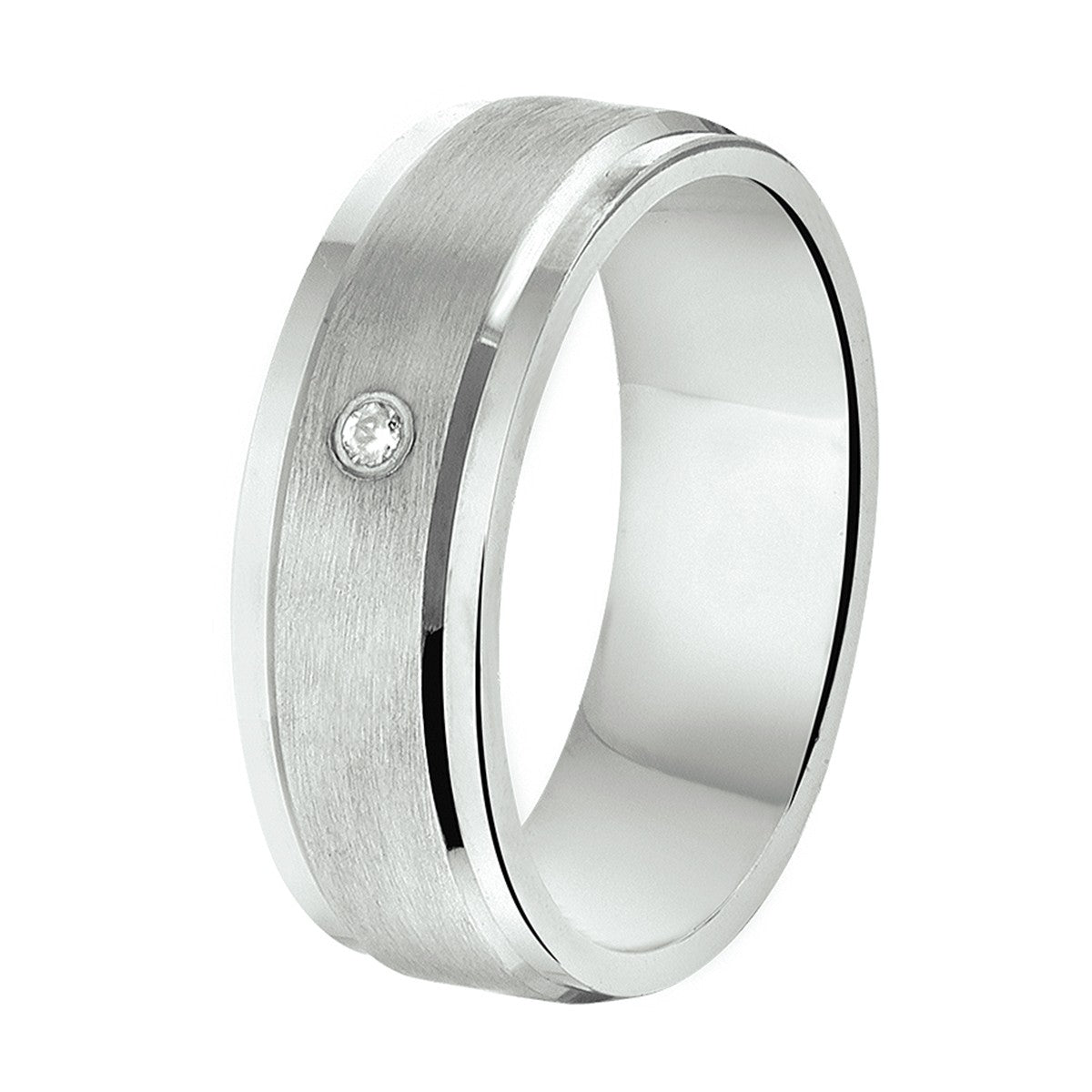 Fantasy Collection Ring a208 - 6,5 mm - met cz zilver - PSN1315459