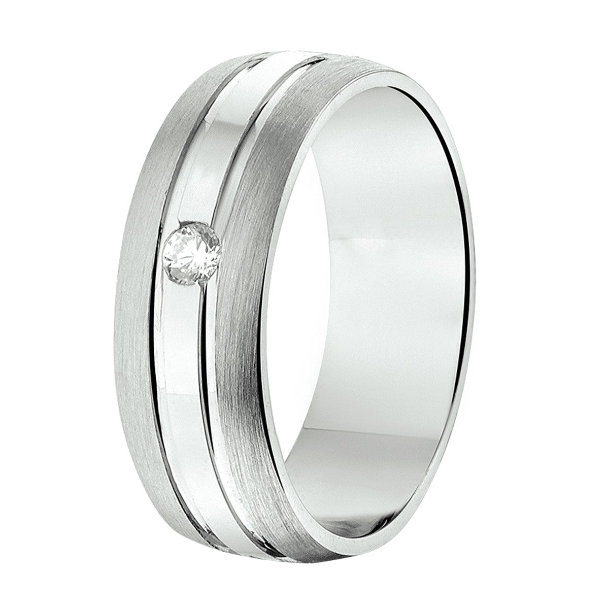 Fantasy Collection Ring a210 - 6,5 mm - met cz zilver - PSN1315466