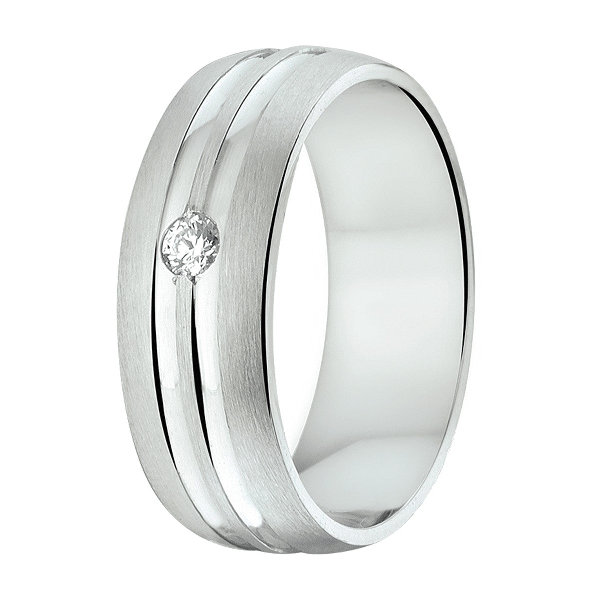 Fantasy Collection Ring a211 - 6,5 mm - met cz zilver - PSN1315473