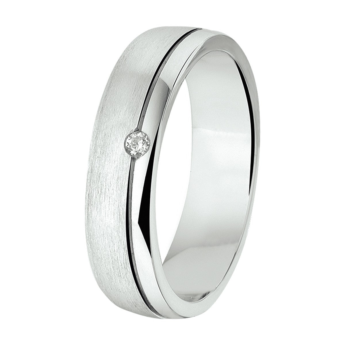 Fantasy Collection Ring a201 - 5 mm - met cz zilver - PSN1315480