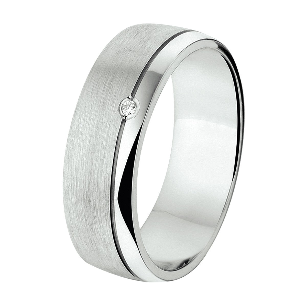 Fantasy Collection Ring a310 - 6 mm - 0.01ct h si zilver