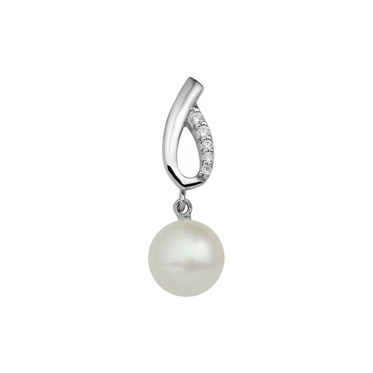 Fantasy Collection Hanger parel en zirkonia 26 mm zilver