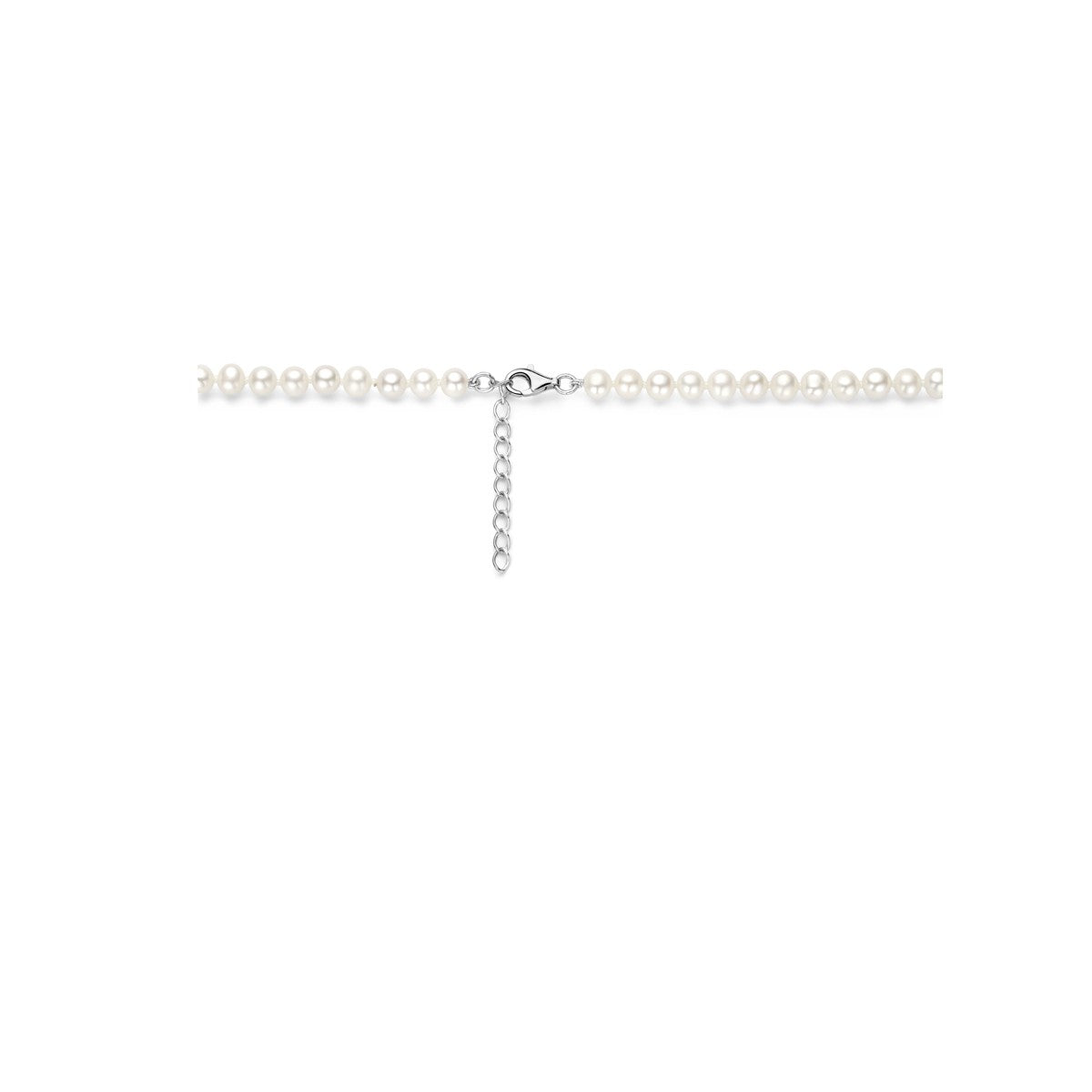 Fantasy Collection Collier parel 5,5 mm 42 + 4 cm zilver