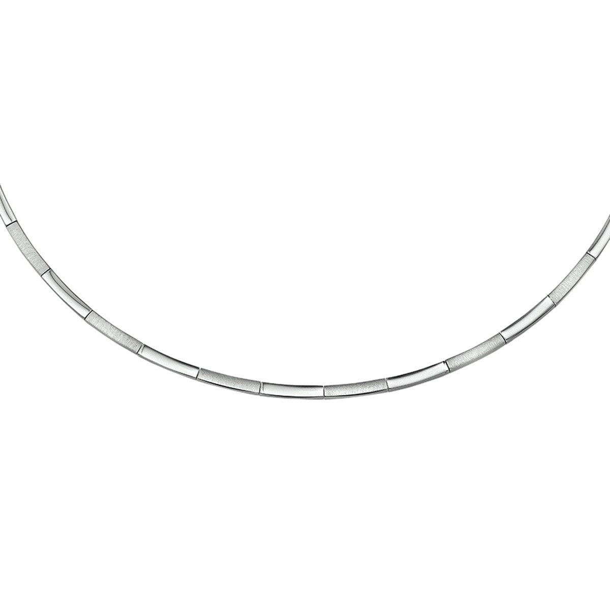 Fantasy Collection Collier poli/mat 2,8 mm 43 cm zilver