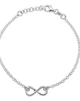 Zilver Gerhodineerd Armband Infinity 17 + 2 Cm 1318800 - PansiteNederland.nl