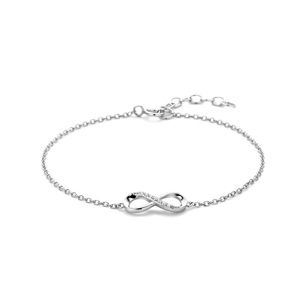 Fantasy Collection Armband infinity zirkonia zilver