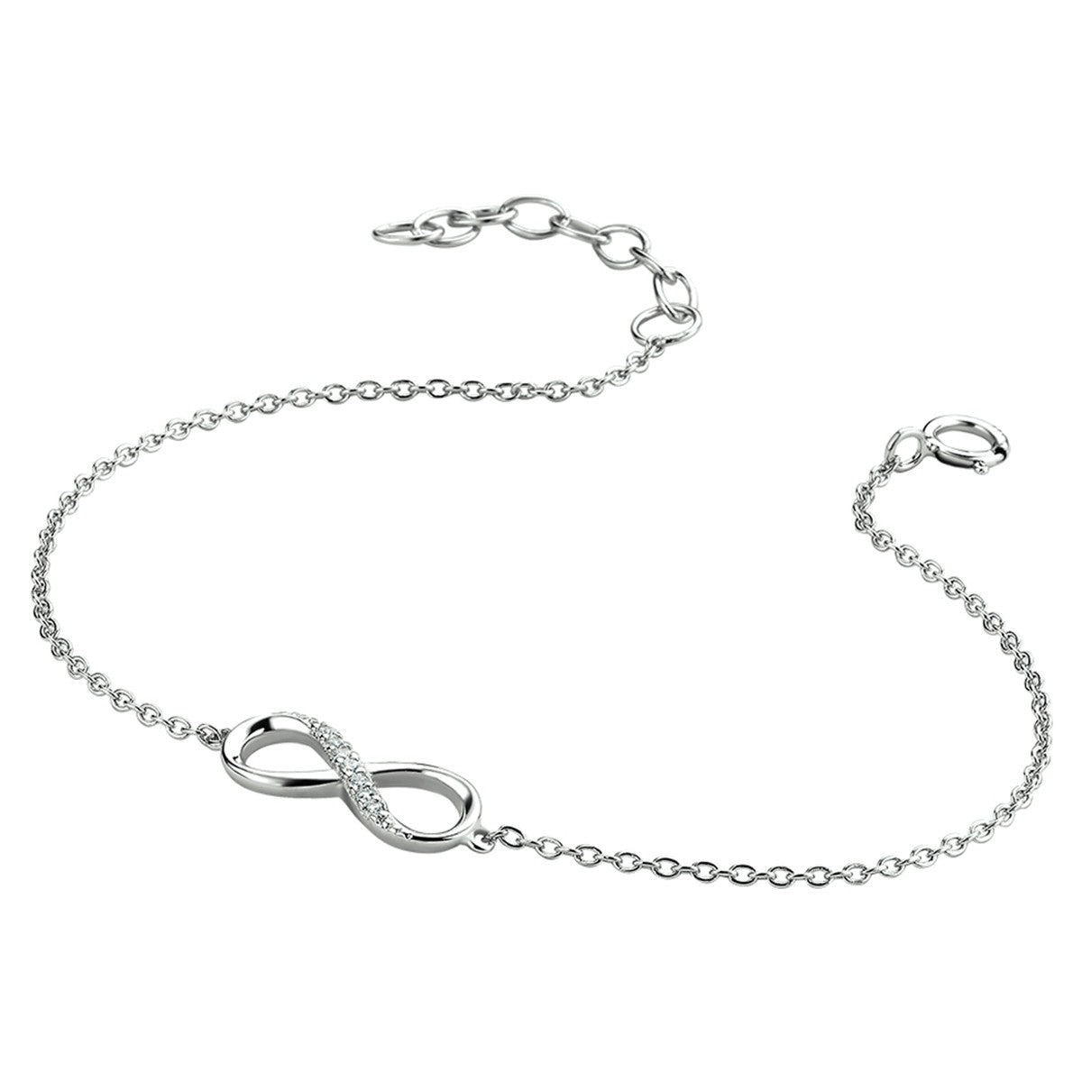 Fantasy Collection Armband infinity zirkonia zilver