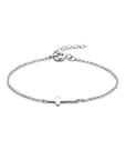 Zilver Gerhodineerd Armband Kruis 15,5 + 2,5 Cm 1318966 - PansiteNederland.nl
