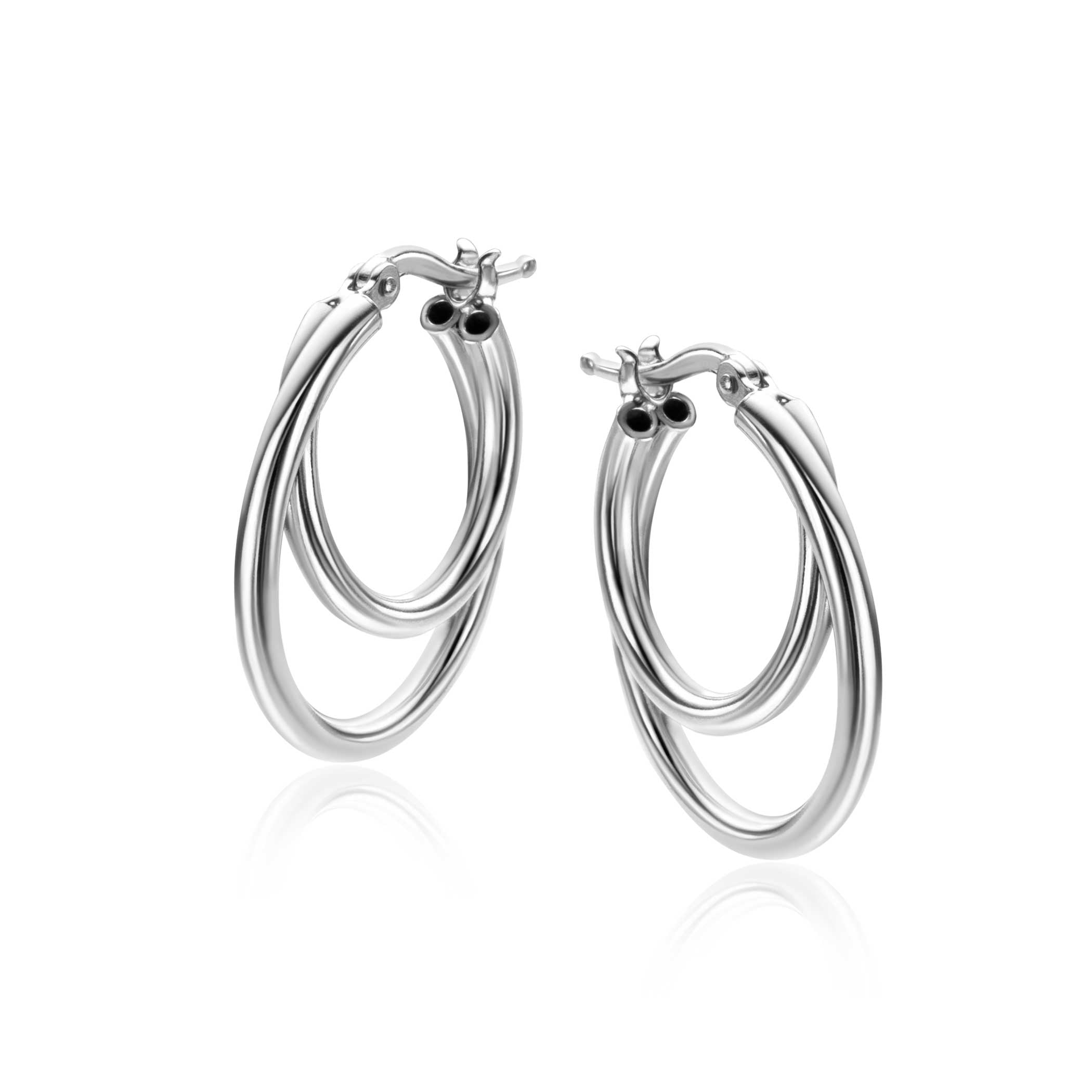 ZINZI Zilveren Oorbellen 23mm - ZIO2483
