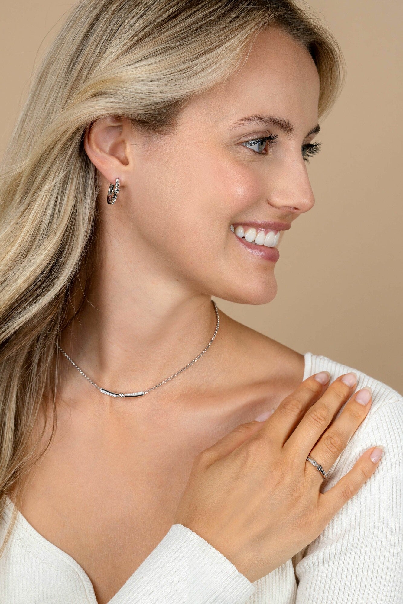 ZINZI Zilveren Ring met Witte Zirkonia - ZIR2680