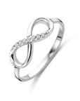 Gerhodineerd Zilver Ring Infinity Met Zirkonia 1319238 - PansiteNederland.nl