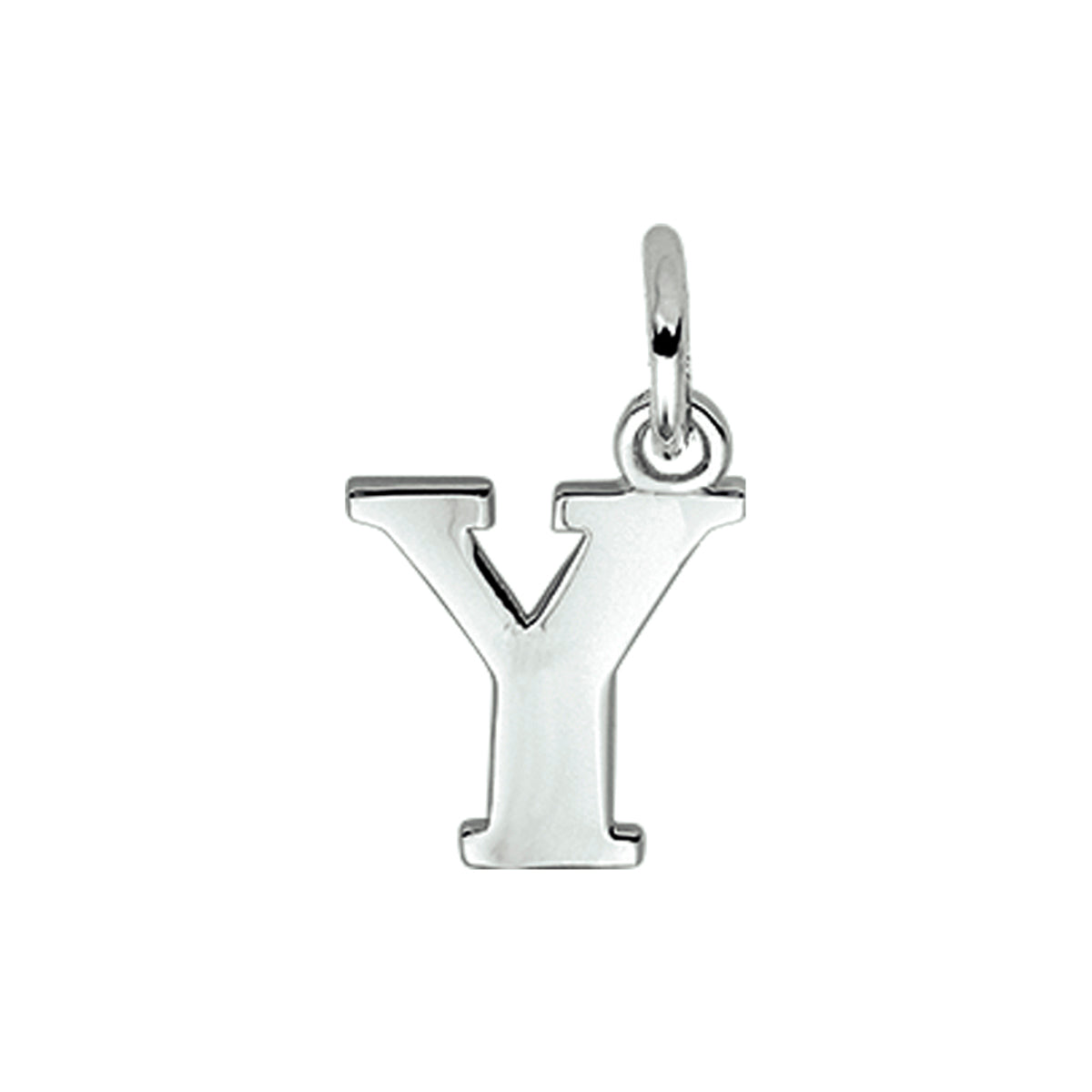 Hanger letter Y 12,5 mm zilver #Letter_Y