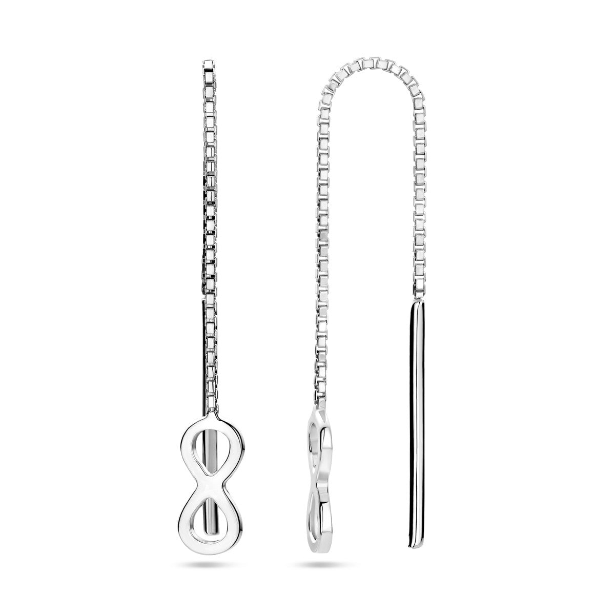 Fantasy Collection Oorbellen infinity zilver