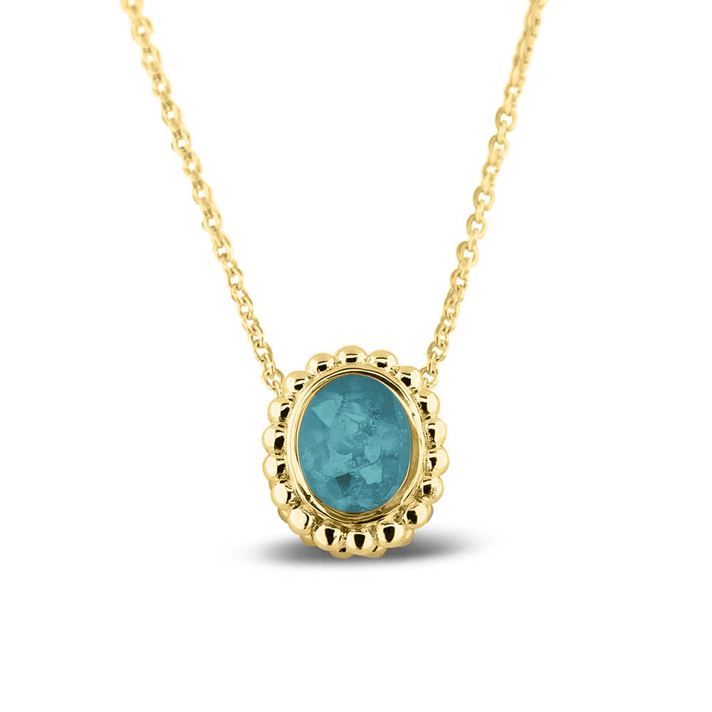 See You Gouden ovale ashanger met parelrand – 132 – afbeelding 1