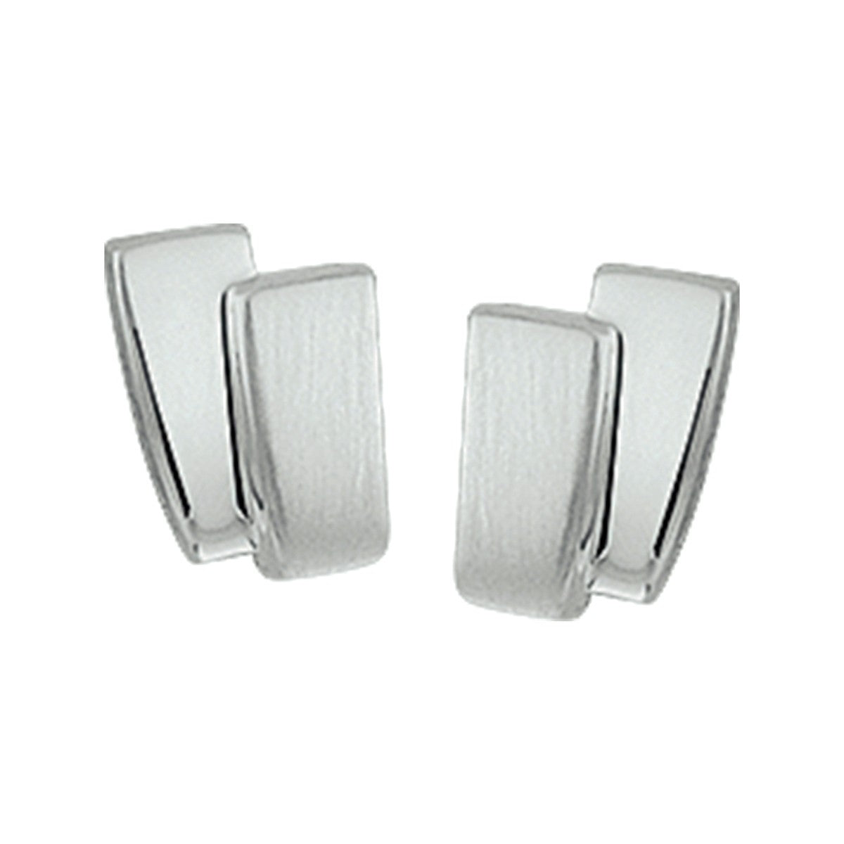 Fantasy Collection Oorbellen poli/mat zilver