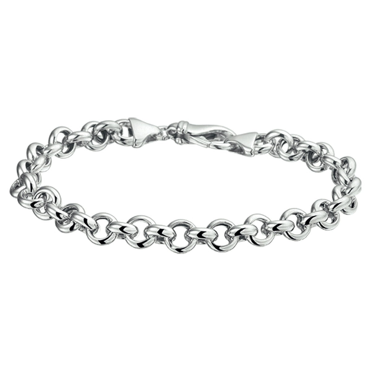 Fantasy Collection Armband jasseron 7,0 mm zilver