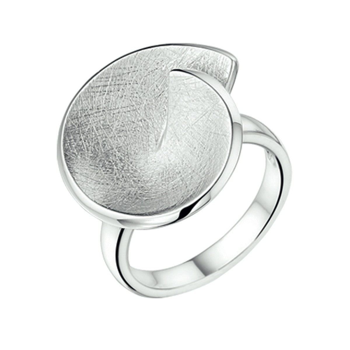 Fantasy Collection Ring gescratcht zilver