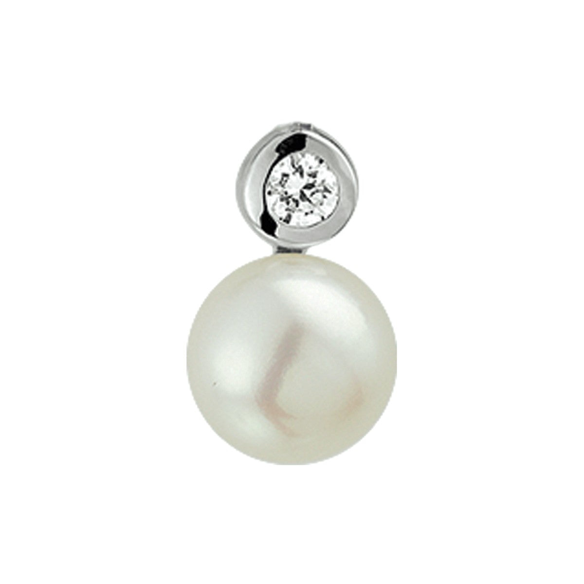 Fantasy Collection Hanger parel en zirkonia 13,5 mm zilver