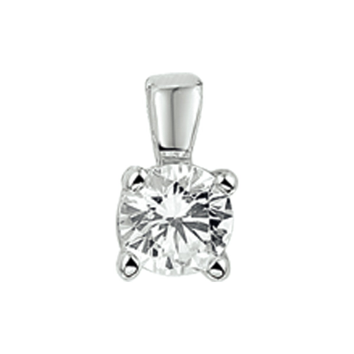 Fantasy Collection Hanger zirkonia 9 mm zilver
