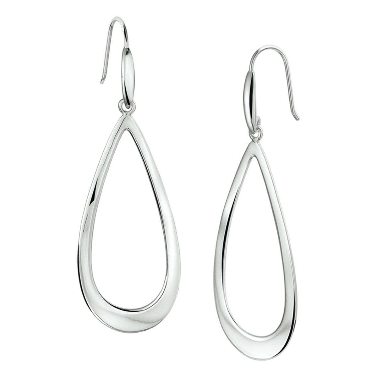 Fantasy Collection Hangende oorbellen franse haak zilver