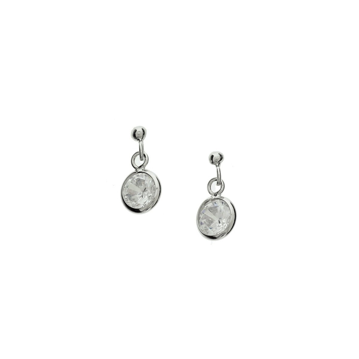 Fantasy Collection Hangende oorbellen zirkonia zilver