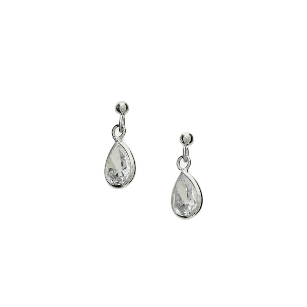 Fantasy Collection Hangende oorbellen zirkonia zilver