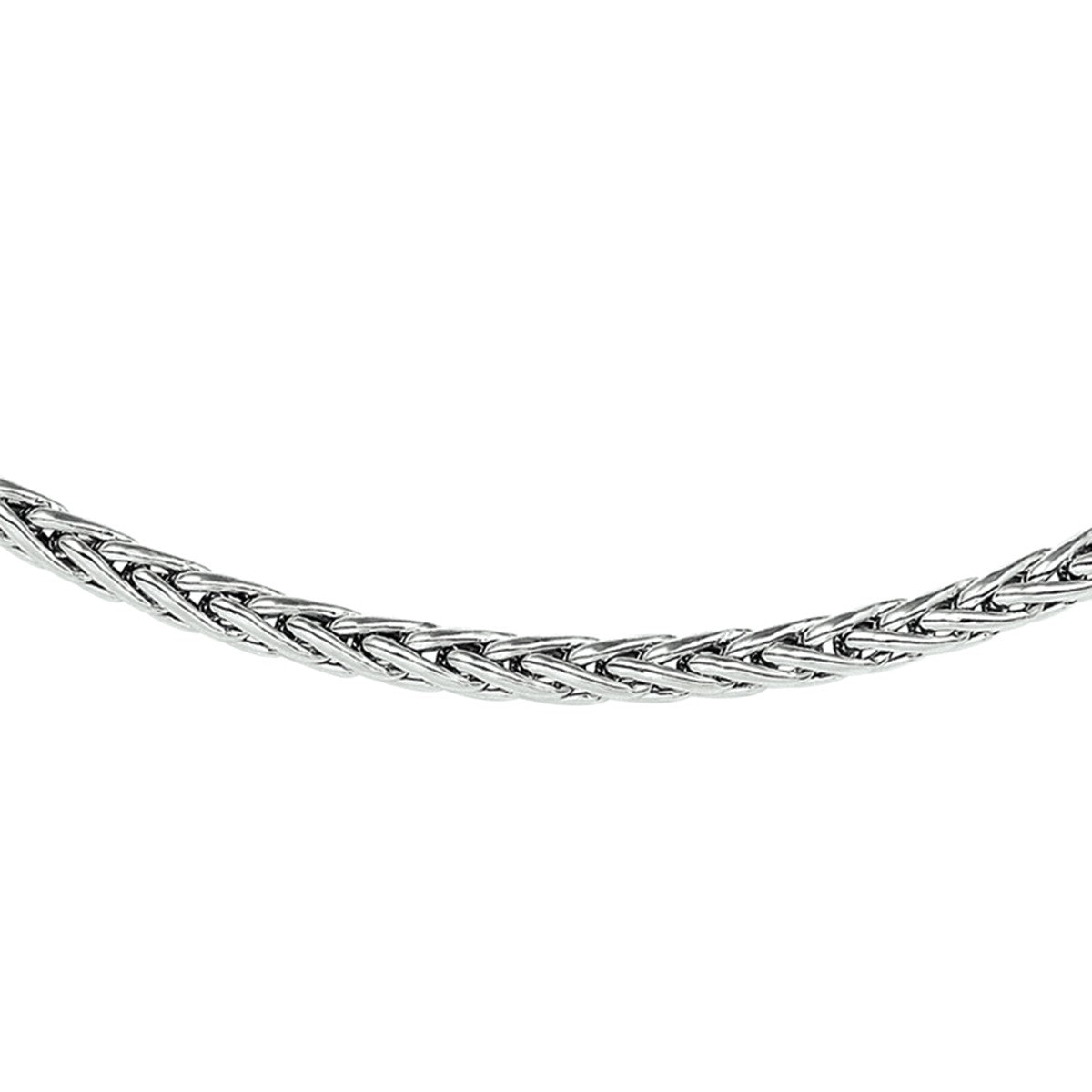 Fantasy Collection Collier vossestaart 4,0 mm 43 cm zilver