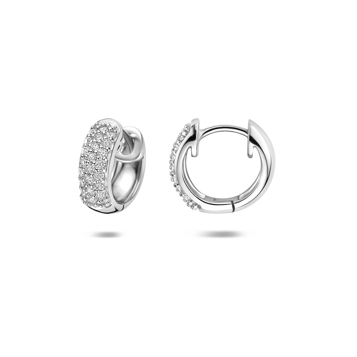 Oorbellen zirkonia zilver