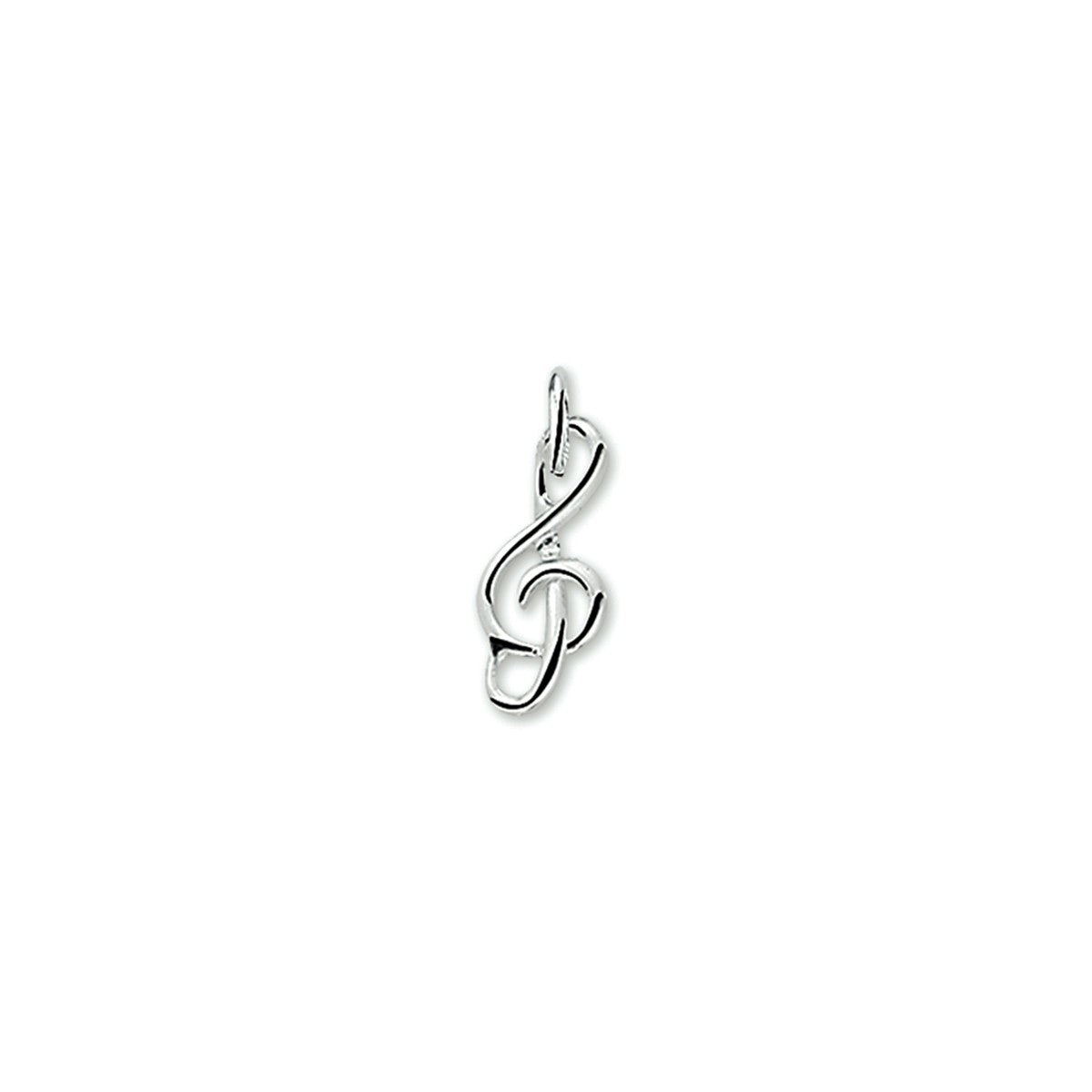 Fantasy Collection Hanger muzieksleutel zilver