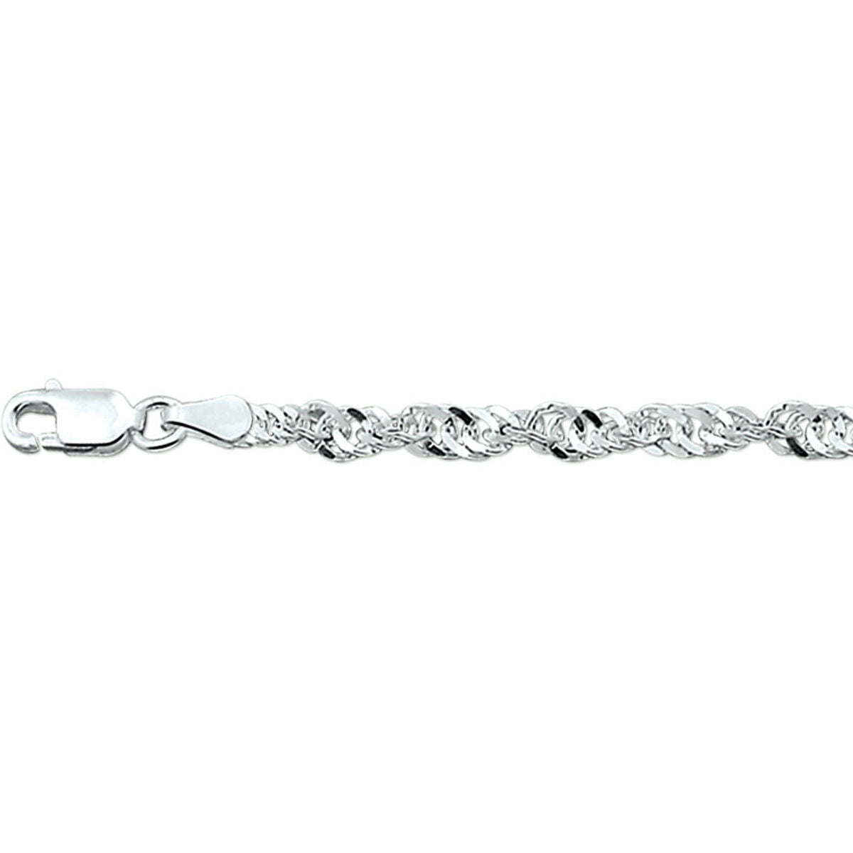 Fantasy Collection Armband singapore 3,6 mm zilver