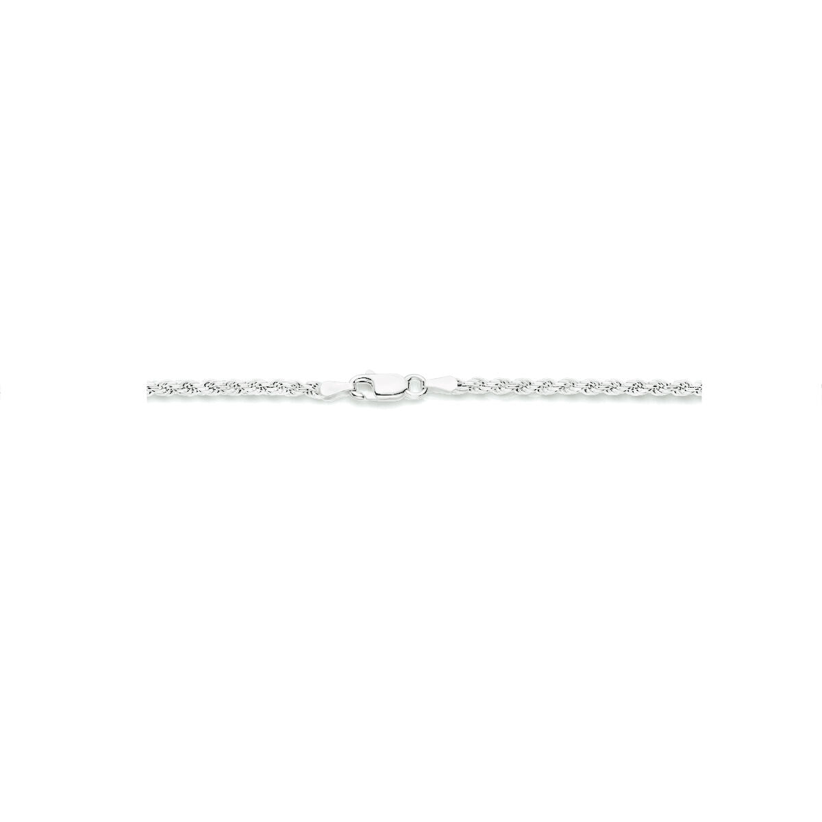Fantasy Collection Collier koord 2,5 mm zilver