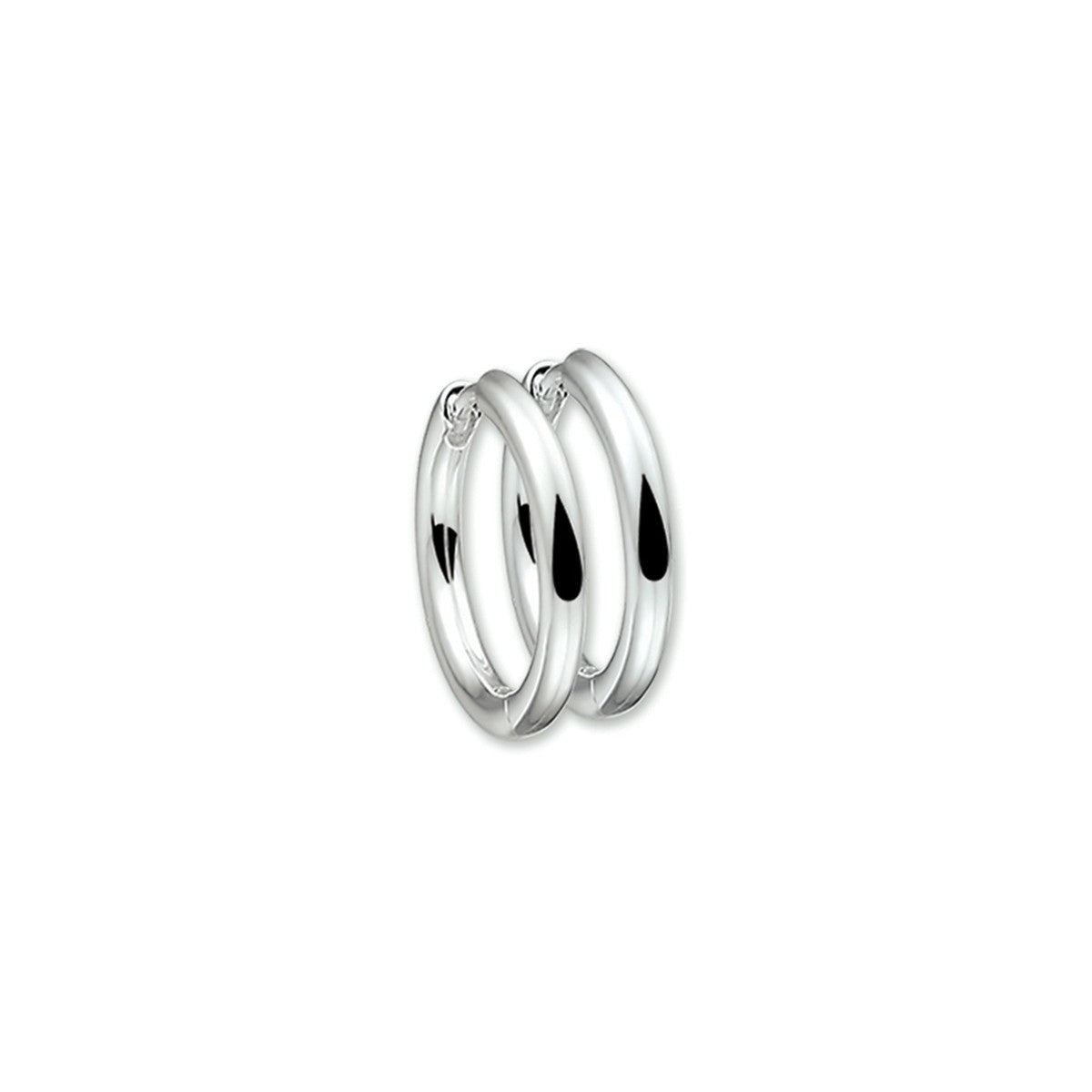 Fantasy Collection Oorbellen rond 20 mm zilver