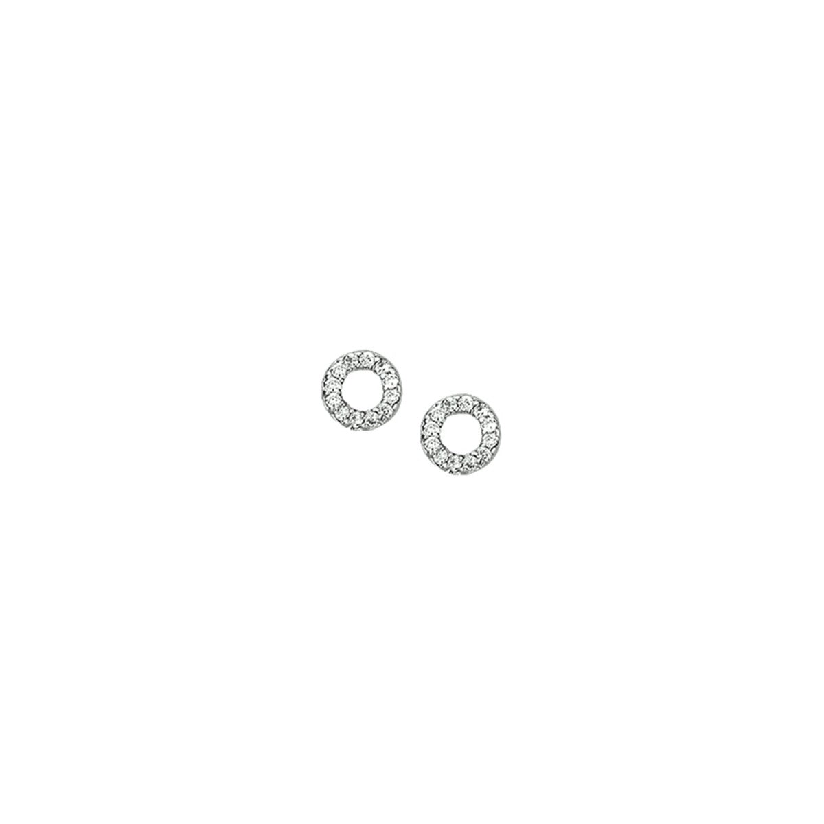 Fantasy Collection Oorbellen zirkonia zilver