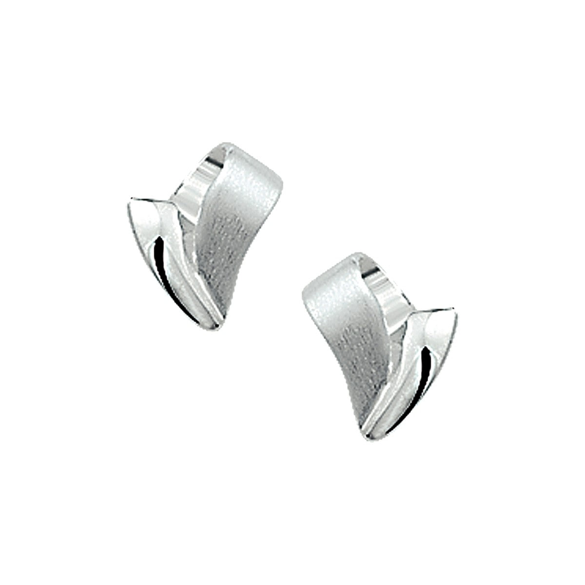 Fantasy Collection Oorbellen poli/mat zilver