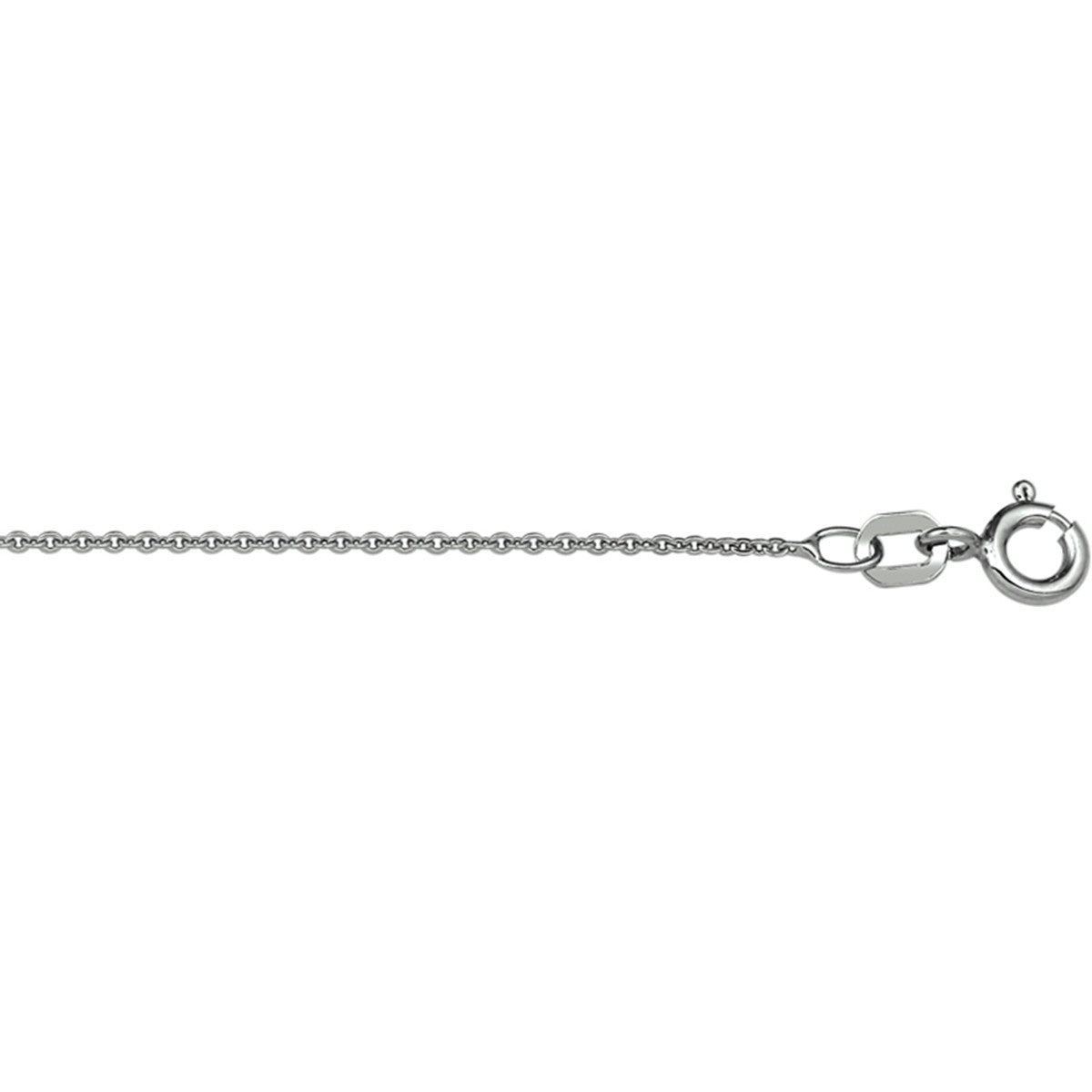 Fantasy Collection Collier anker plat 1,2 mm zilver