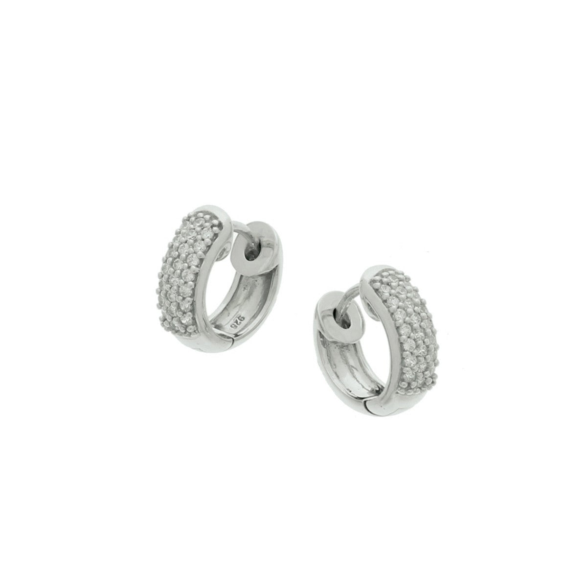 Fantasy Collection Oorbellen zirkonia zilver