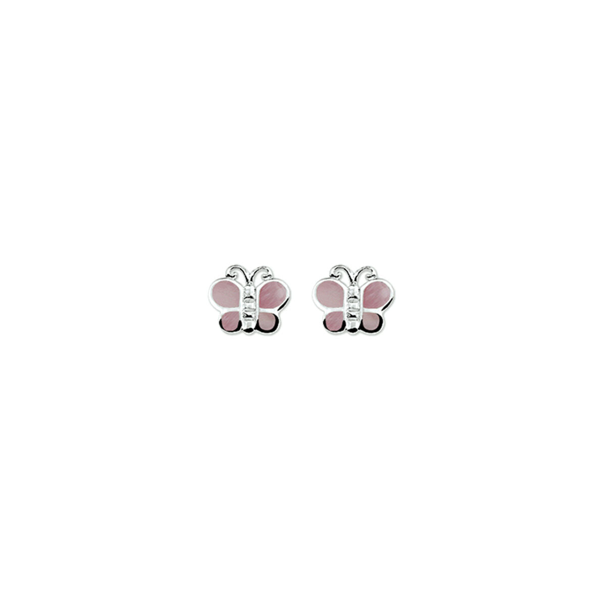 Zilveren oorknoppen vlinder - PSN1322909