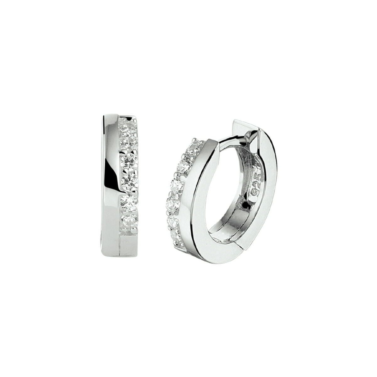 Zilveren Klapoorringen zirkonia - PSN1322941 - PansiteNederland.nl