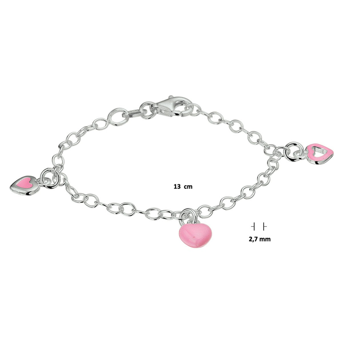 Zilveren Armband bedel assortiment 13 cm - PSN1322944 - PansiteNederland.nl