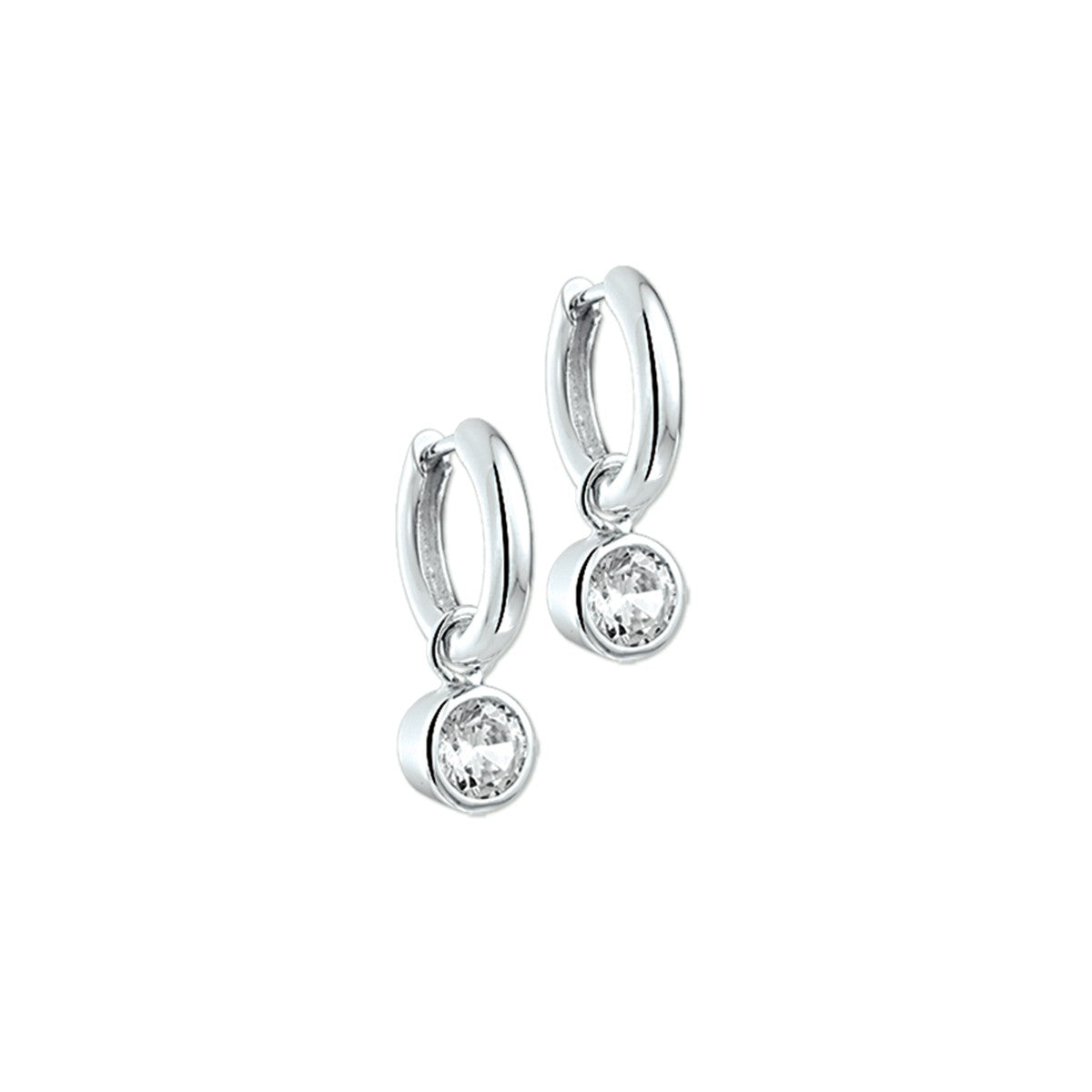 Klapoorringen zirkonia - PSN1322956 - PansiteNederland.nl