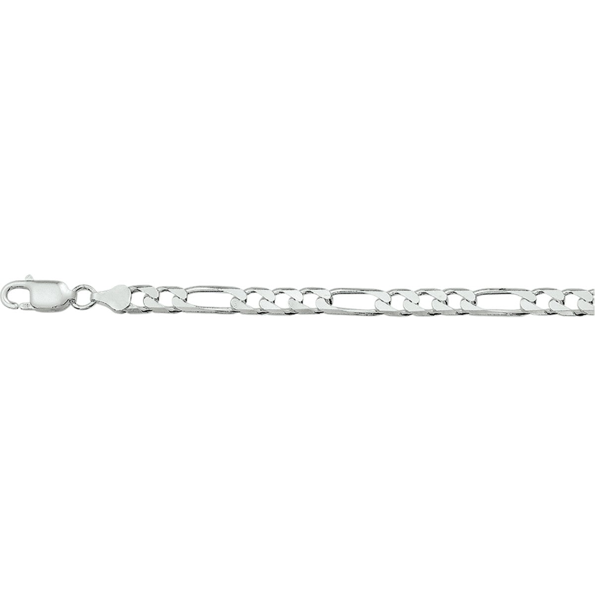 Fantasy Collection Armband figaro 6,0 mm 21 cm zilver - PSN1322968