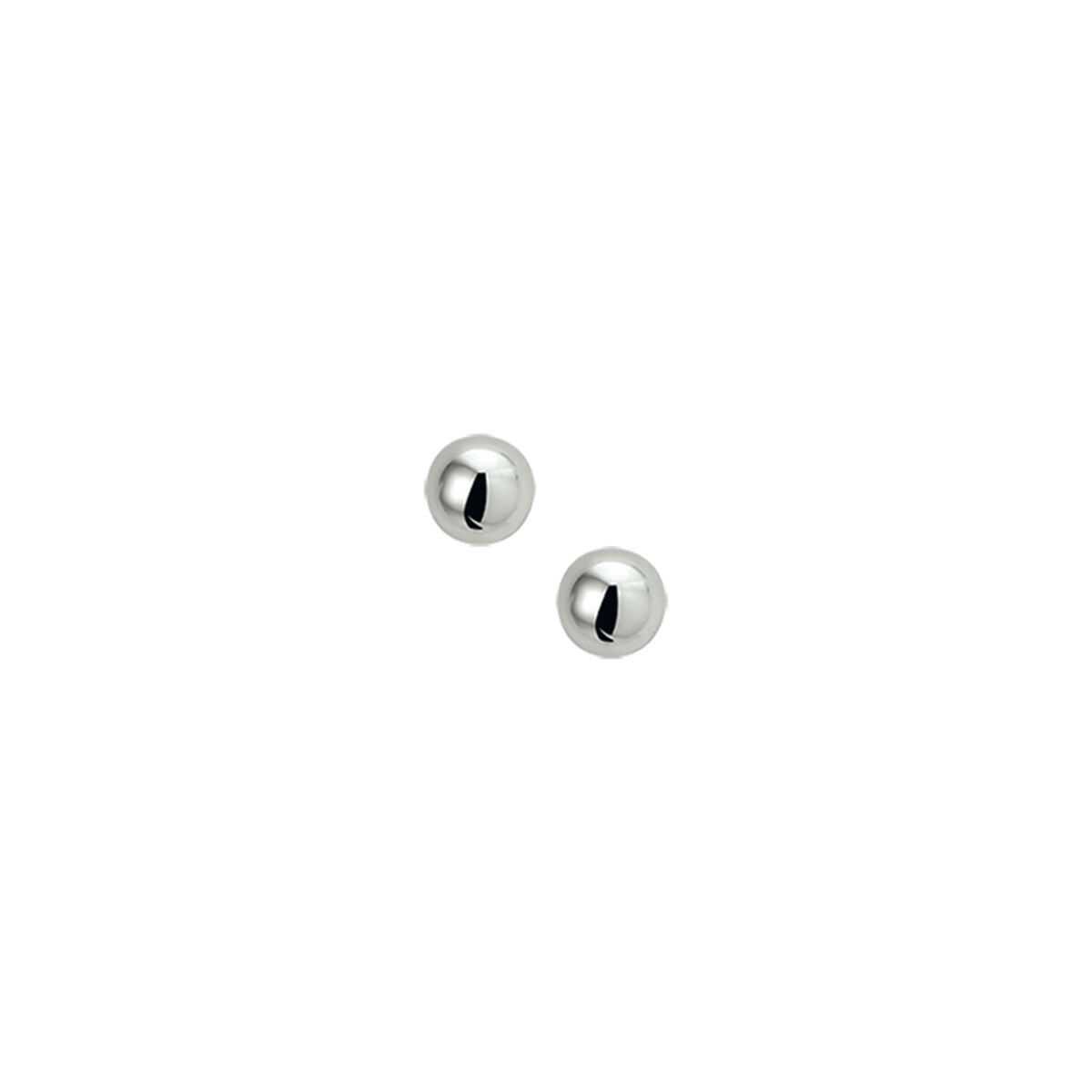 Fantasy Collection Oorbellen halfbol zilver
