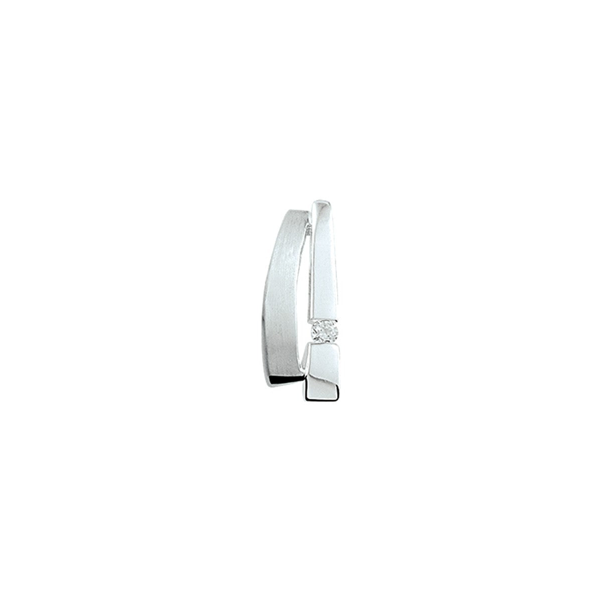 Fantasy Collection Hanger zirkonia poli/mat zilver