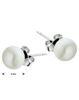 Zilveren oorknoppen parel - PSN1323109 - PansiteNederland.nl