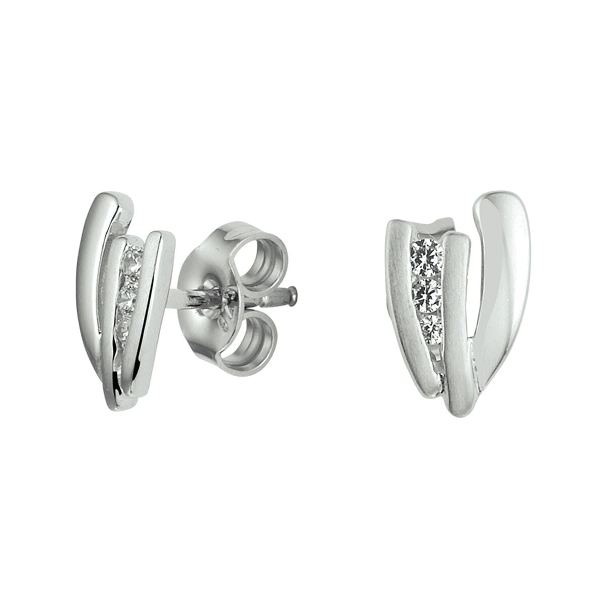 Fantasy Collection Oorbellen zirkonia zilver