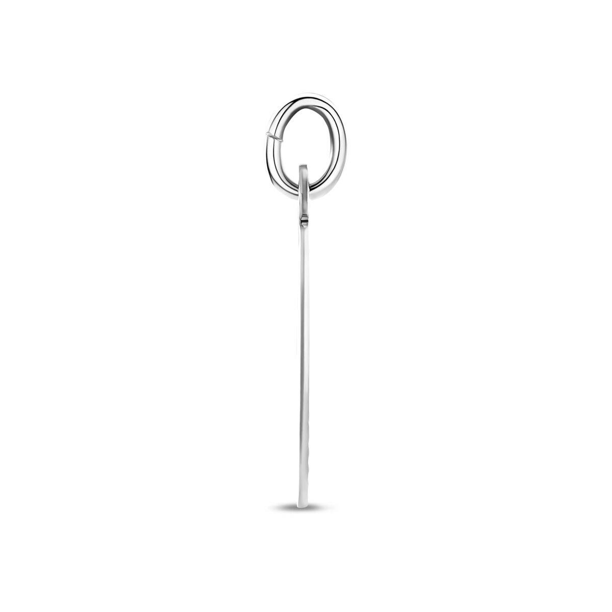 Hanger jongen gediamanteerd 16 mm zilver