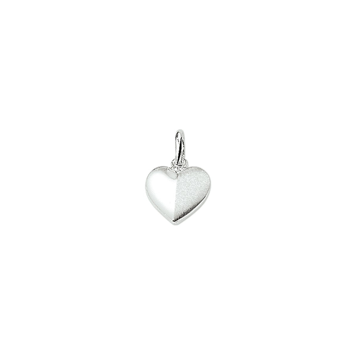 Fantasy Collection Hanger hart poli/mat zilver