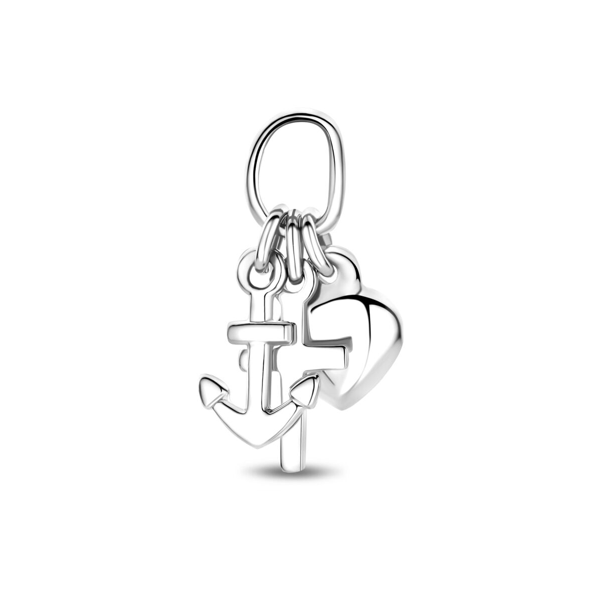 Hanger geloof, hoop en liefde 7,5 mm zilver