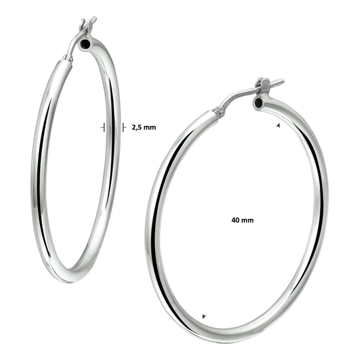 Oorringen ronde buis - PSN1323594 - PansiteNederland.nl