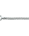 Zilver Gerhodineerd Armband Vossestaart 6,5 Mm 19 Cm Met Groot Springslot 1323658 - PansiteNederland.nl